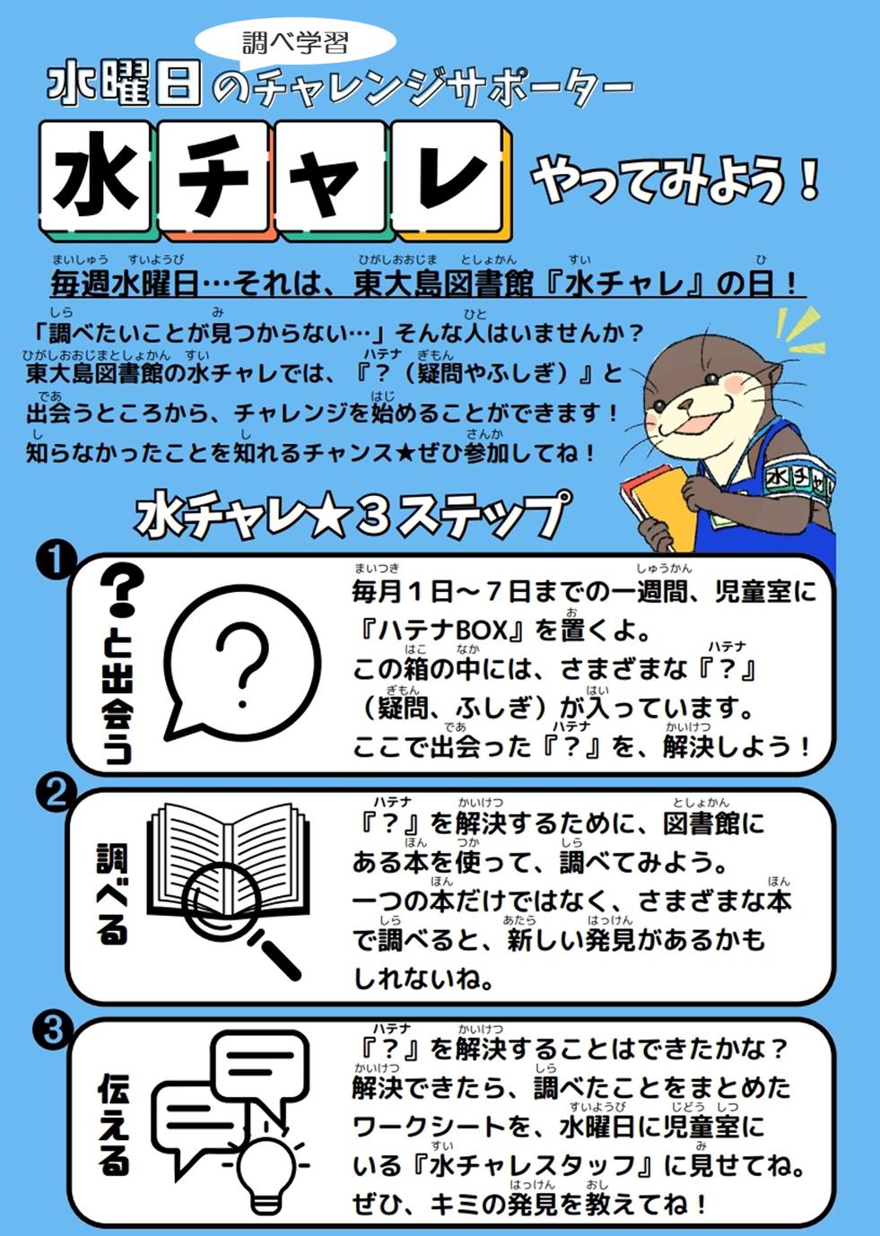 水チャレ(調べ学習入り) 水チャレ(調べ学習入り)