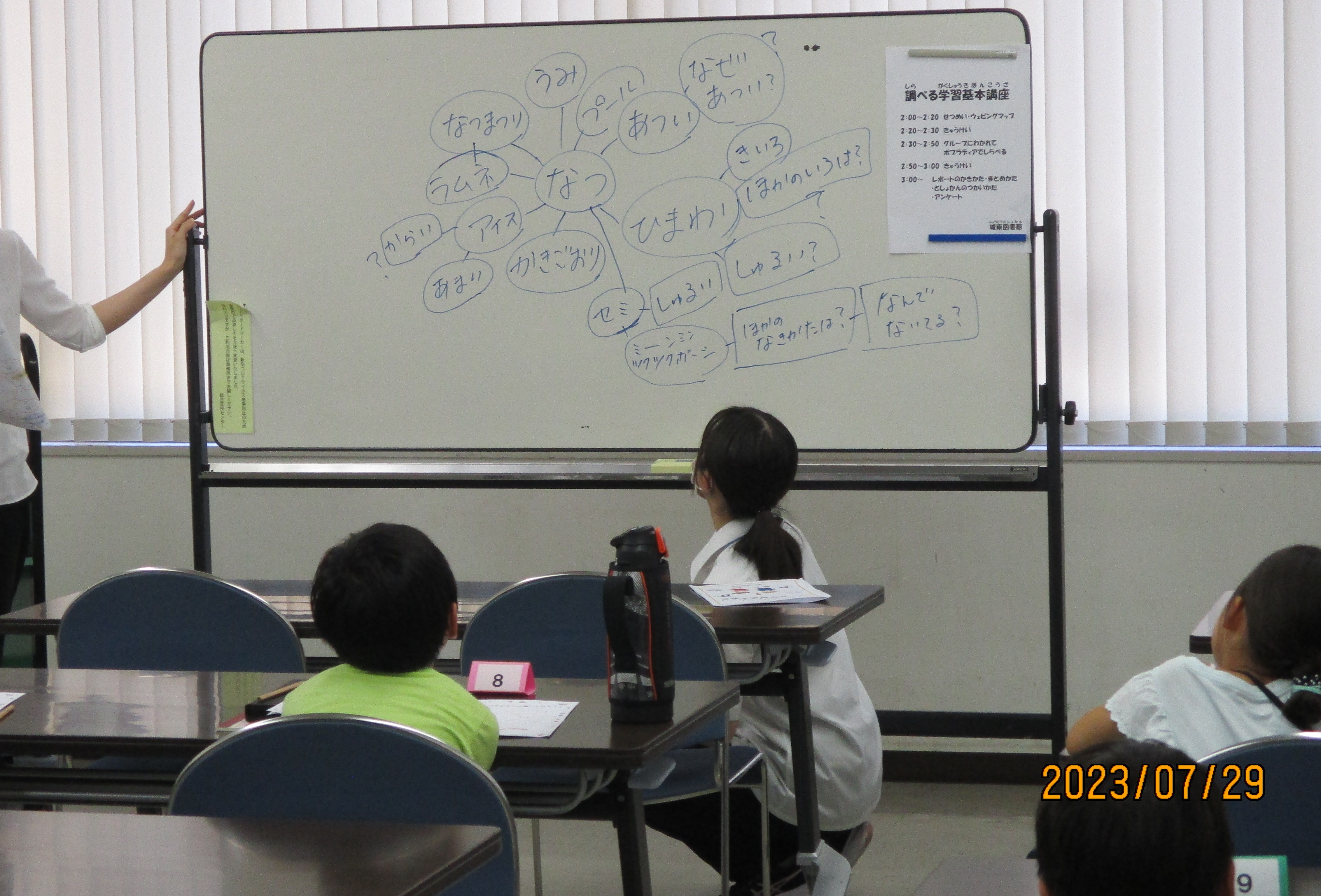 調べる学習基本講座の様子の写真1